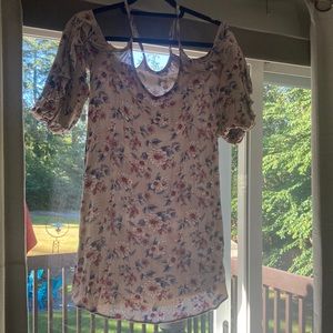 Summer dress semi off the shoulder